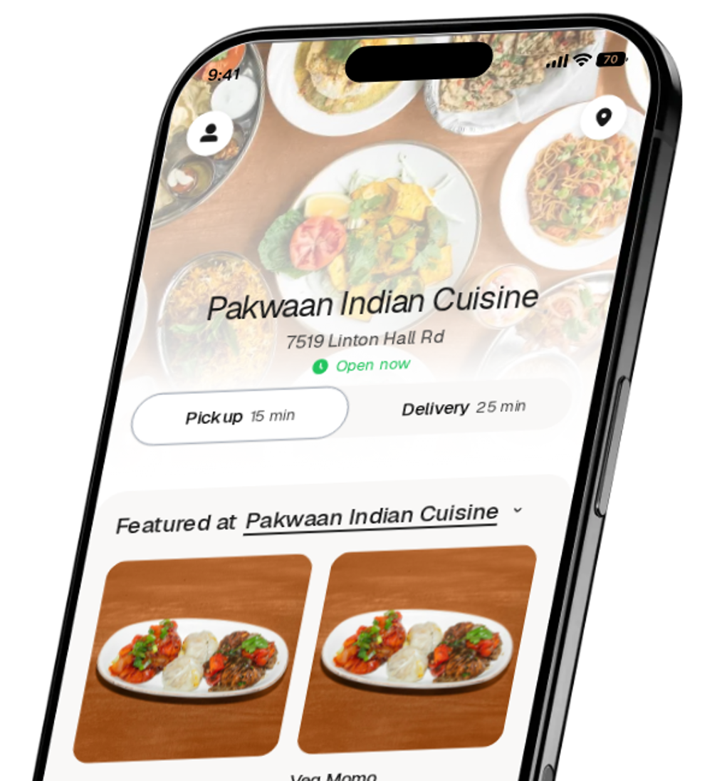 Pakwaan Indian Cuisine app preview